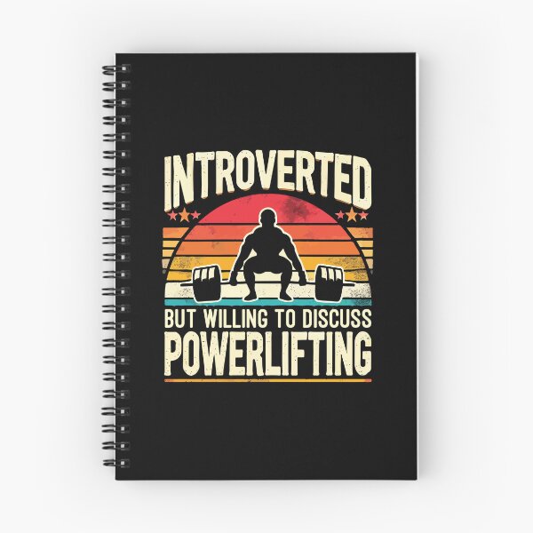 Item preview, Introverted But Willing to Discuss Powerlifting designed and sold by chantastical.