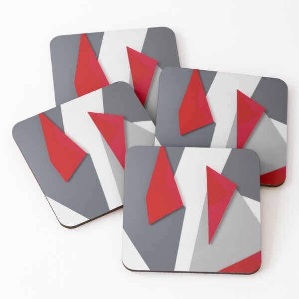 Item preview, "Bold Red Accent" designed and sold by DAMDUANG.
