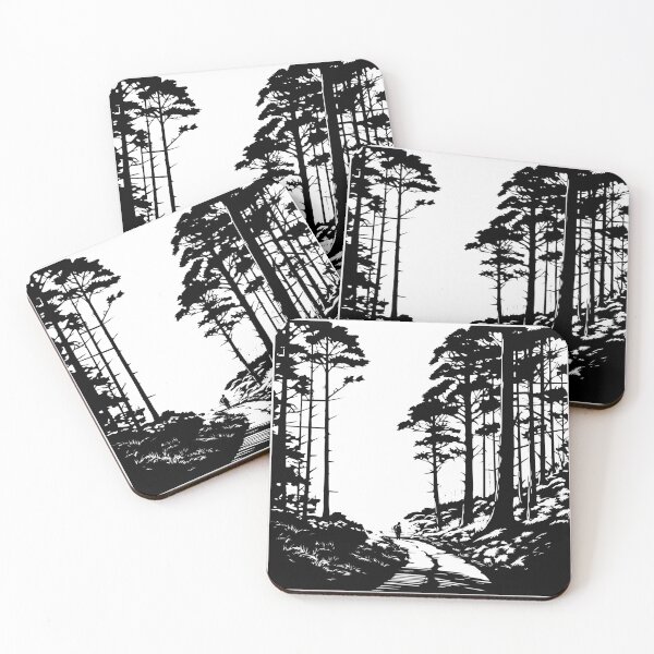 Item preview, Woodland Road Forest Trail Nature Wilderness Canopy designed and sold by inkoutninja.