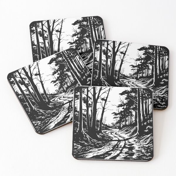 Item preview, Woodland Road Forest Trail Nature Wilderness Canopy designed and sold by inkoutninja.