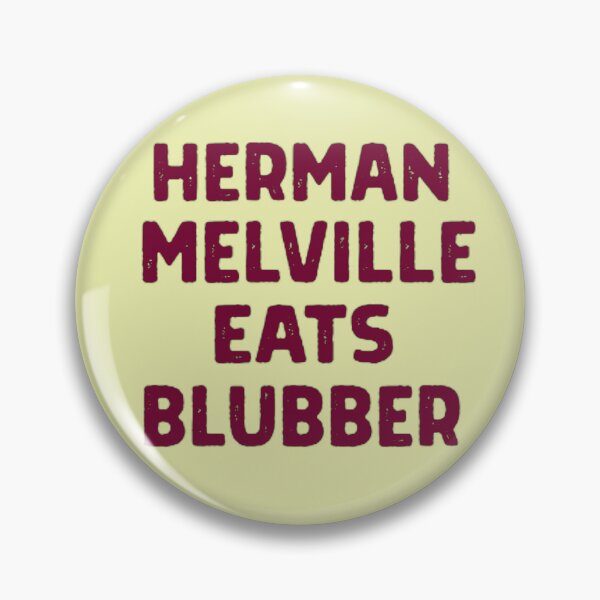 Item preview, Herman Melville Eats Blubber Pin Zodiac 1960s designed and sold by inb4.