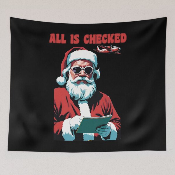 Item preview, Everything is checked Santa is ready for Christmas designed and sold by LOveStOrSidE.