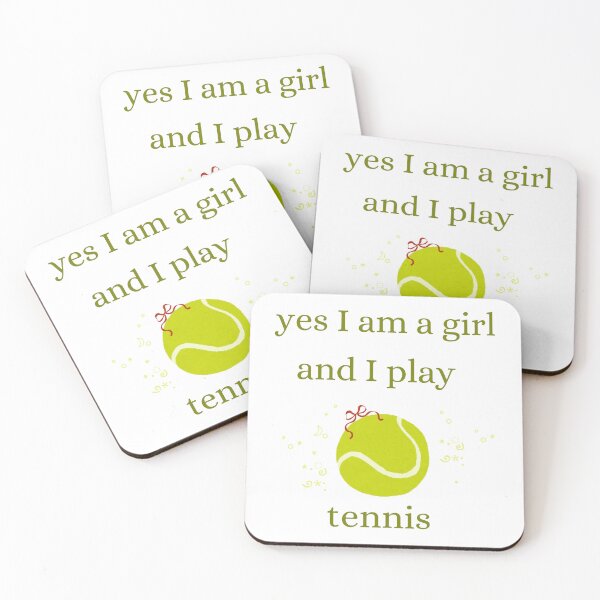 Item preview, Yes I am a girl and I play tennis designed and sold by Daintywear.