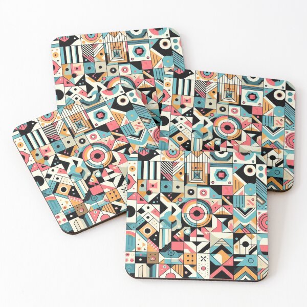 Item preview, Vibrant Geometric Pattern Art | Colorful Shapes Design Collection  designed and sold by TrendyDesign159.