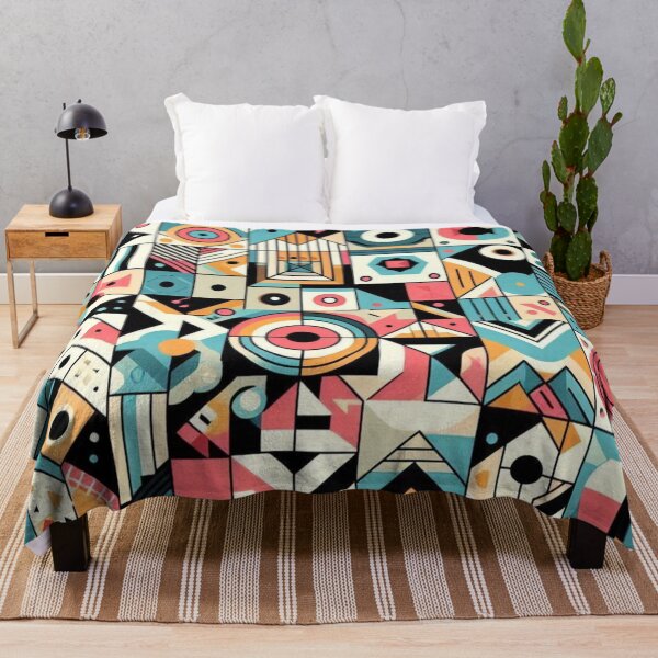 Item preview, Vibrant Geometric Pattern Art | Colorful Shapes Design Collection  designed and sold by TrendyDesign159.