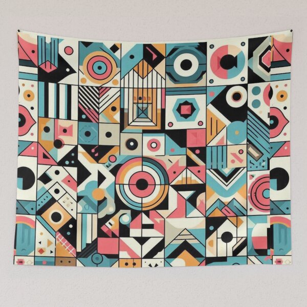 Item preview, Vibrant Geometric Pattern Art | Colorful Shapes Design Collection  designed and sold by TrendyDesign159.