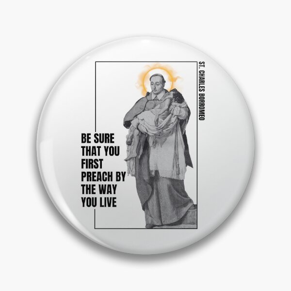 Item preview, St Charles Borromeo - Light Version designed and sold by UB--Designs.