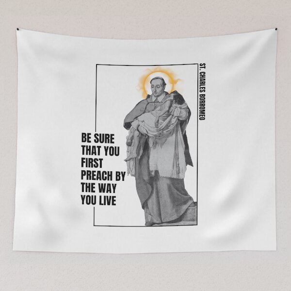 Item preview, St Charles Borromeo - Light Version designed and sold by UB--Designs.