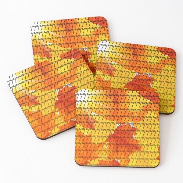 Item preview, Eighth Rest In Autumn Leaves designed and sold by BrightrDayMusicArt.