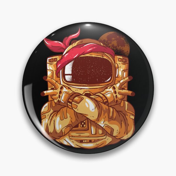 Item preview, Gangsta Astronaut | Space Explorer with Street Style Vibes designed and sold by TurtleDojo.