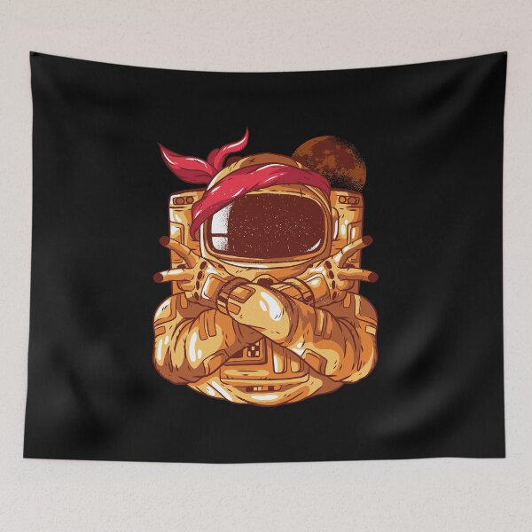 Item preview, Gangsta Astronaut | Space Explorer with Street Style Vibes designed and sold by TurtleDojo.