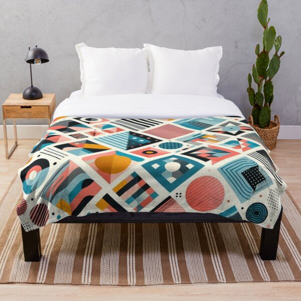 Item preview, Vibrant Geometric Pattern Art | Colorful Shapes Design Collection  designed and sold by TrendyDesign159.