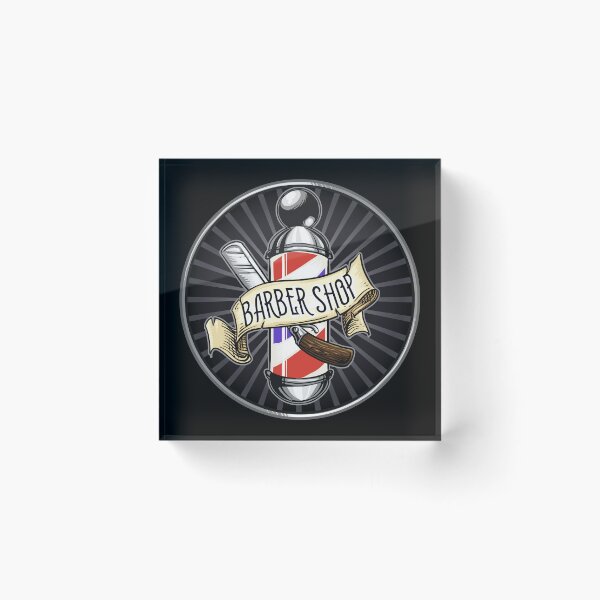 Item preview, Barber Shop Logo designed and sold by Nick Studio.