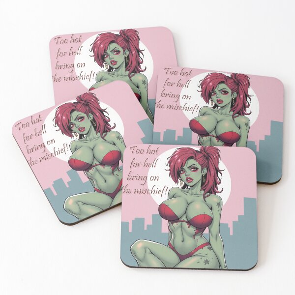 Item preview, Too Hot for hell Sexy Zombie  designed and sold by KnottyToons.