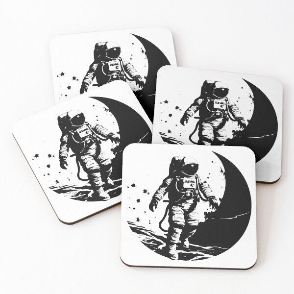 Item preview, Astronaut Moon Rover Space Mission Exploration Travel designed and sold by inkoutninja.