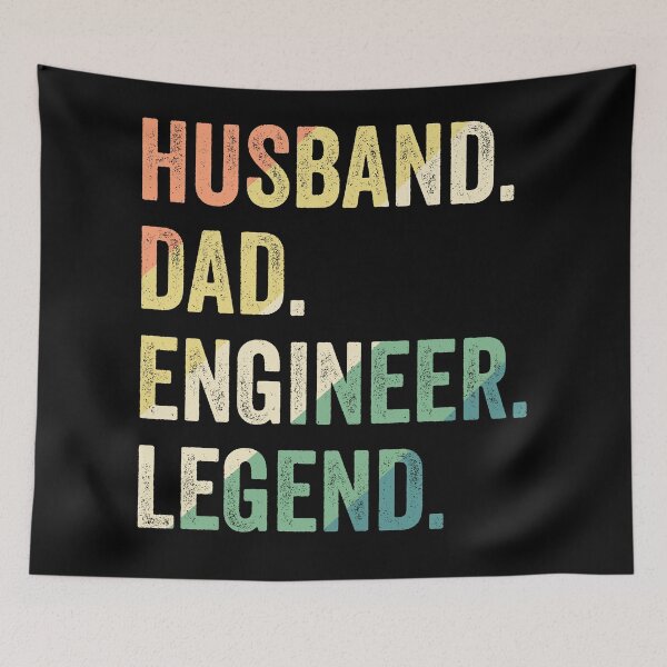 Item preview, Husband Dad Engineer Legend Funny Engineering designed and sold by RareBunny.