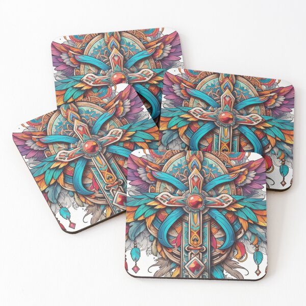 Item preview, Totem Cross designed and sold by mamarilou.