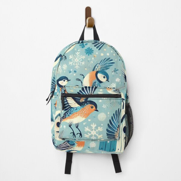 Item preview, Winter Birds and Birdhouses designed and sold by SolannaAS.