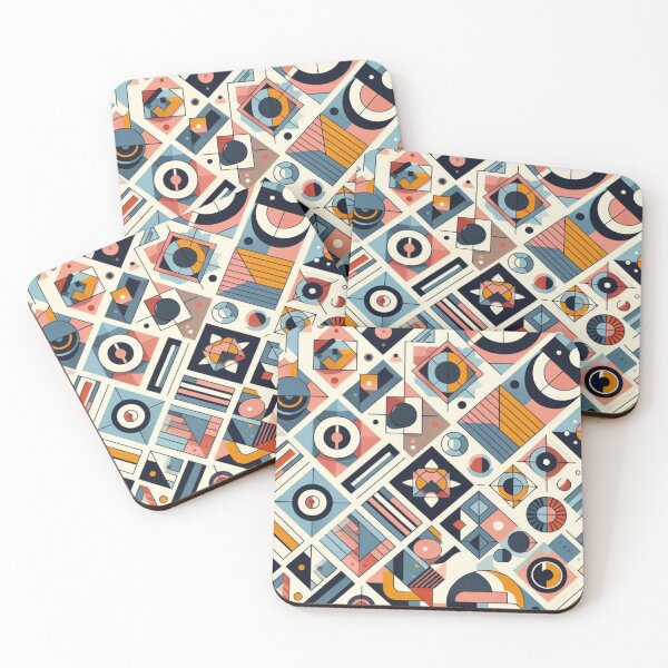 Item preview, Vibrant Geometric Pattern Art | Colorful Shapes Design Collection  designed and sold by TrendyDesign159.