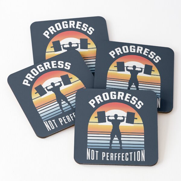 Item preview, Progress Not Perfection Fitness Motivational Design designed and sold by Maverick Spirit.