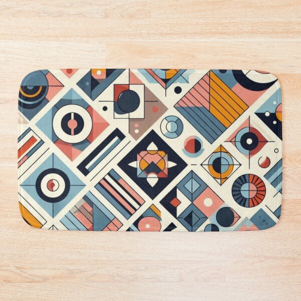 Item preview, Vibrant Geometric Pattern Art | Colorful Shapes Design Collection  designed and sold by TrendyDesign159.