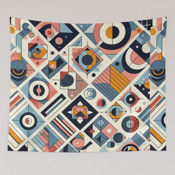 Item preview, Vibrant Geometric Pattern Art | Colorful Shapes Design Collection  designed and sold by TrendyDesign159.