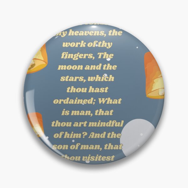 Item preview, PSALM 8:3-4 designed and sold by Misael Valentin.