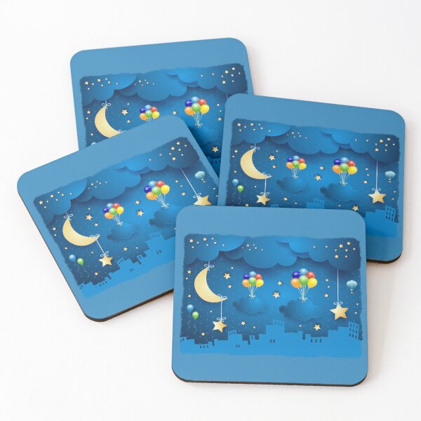 Item preview, Night of dreams, with hanging clouds designed and sold by LuisaVenturoli.