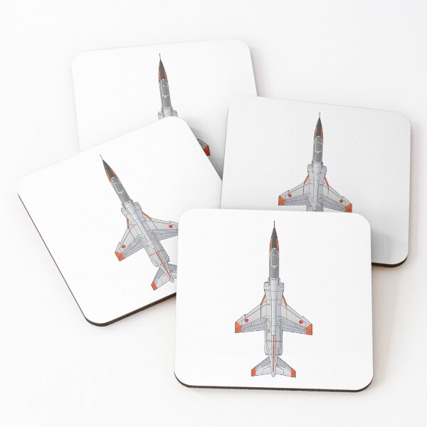 Item preview, JASDF T-2 Trainer Aircraft EARLY HD 4C Illustration designed and sold by MIL-ART-JPN.
