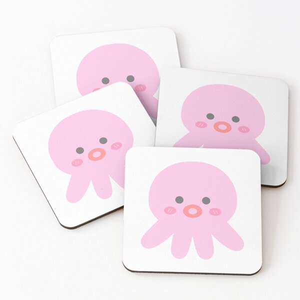 Item preview, Dibujo animado de un pulpo marino lindo dibujado a mano designed and sold by nuchz.