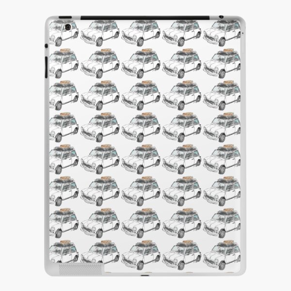 Mini CAR White iPad Skin