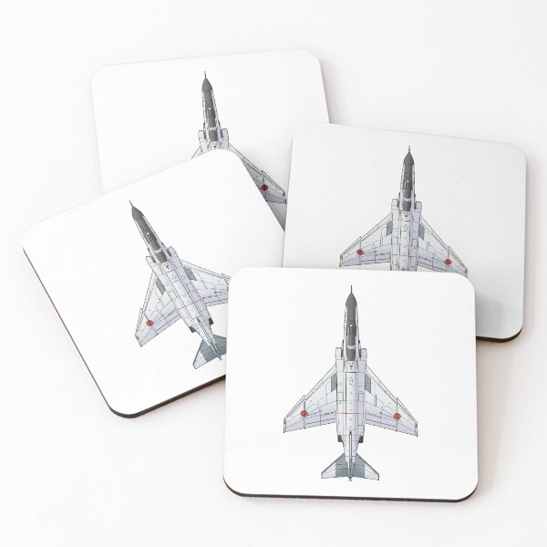 Item preview, JASDF F-4EJ Phantom II Fighter Jet HD 4C Illustration designed and sold by MIL-ART-JPN.