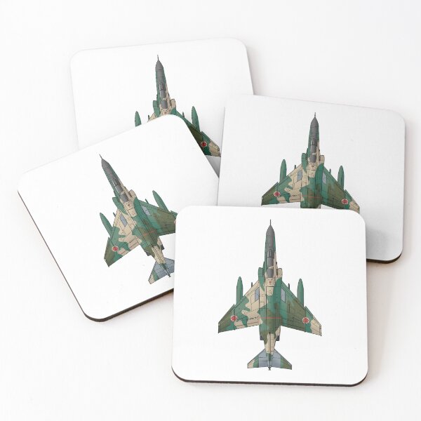 Item preview, JASDF RF-4EJ Recon Phantom Tactical Reconnaissance Jet HD 4C Illustration designed and sold by MIL-ART-JPN.