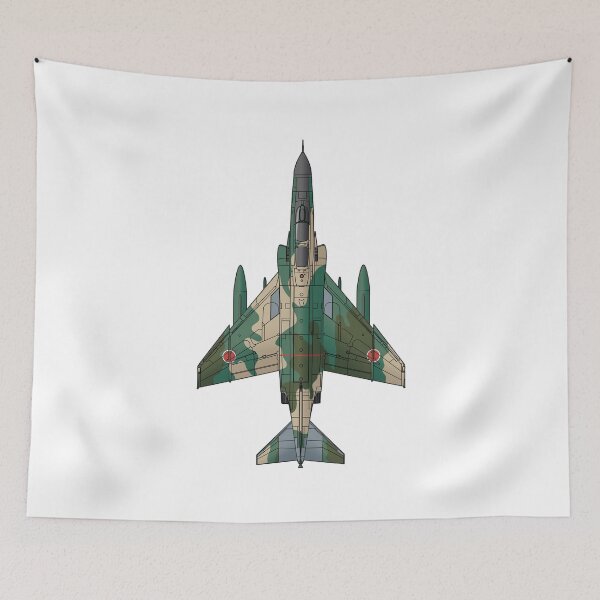 Item preview, JASDF RF-4EJ Recon Phantom Tactical Reconnaissance Jet HD 4C Illustration designed and sold by MIL-ART-JPN.