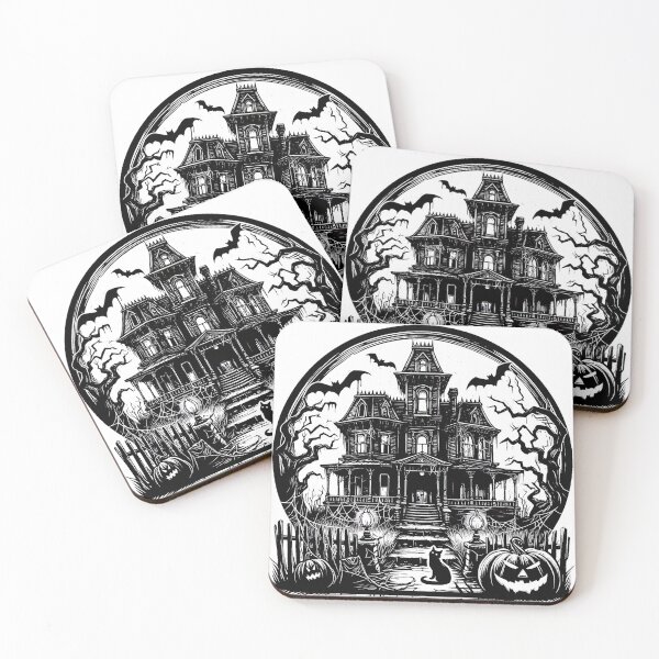 Item preview, Halloween Gothic Haunted Mansion designed and sold by Thai Vibe Studio.