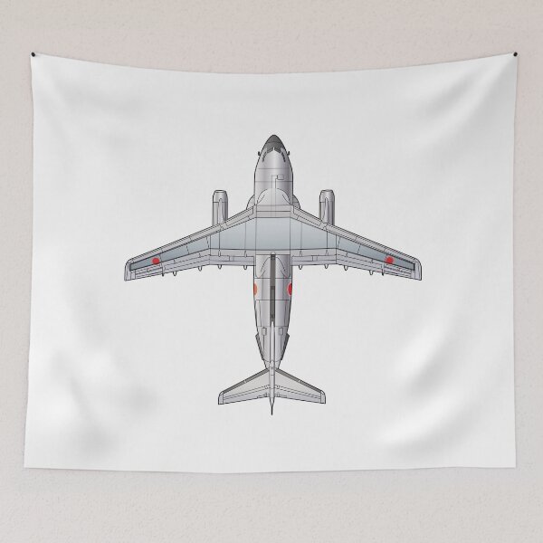 Item preview, JASDF C-1 Flying Test Bed HD 4C Illustration designed and sold by MIL-ART-JPN.