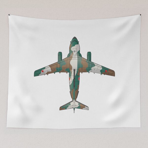 Item preview, JASDF C-1 Military Transport Aircraft HD 4C Illustration designed and sold by MIL-ART-JPN.
