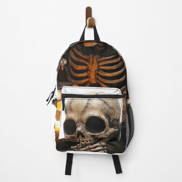 Item preview, Ghost, skeleton and pumpkin lantern, scary Halloween festival day designed and sold by MamaDong.