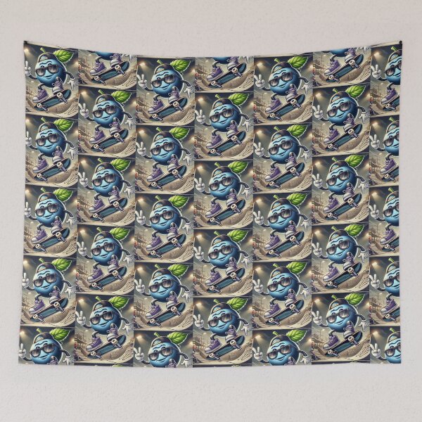 Item preview, Cool Blueberry Skater at Urban Street Skatepark designed and sold by mkzmerch.