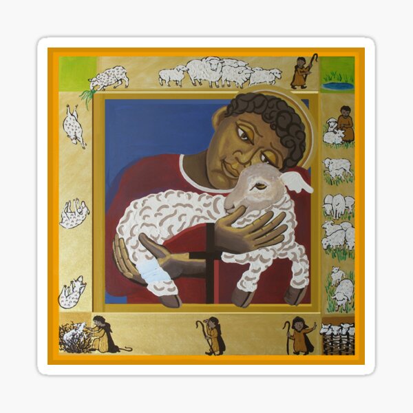 Item preview, Good shepherd icon designed and sold by goanna.