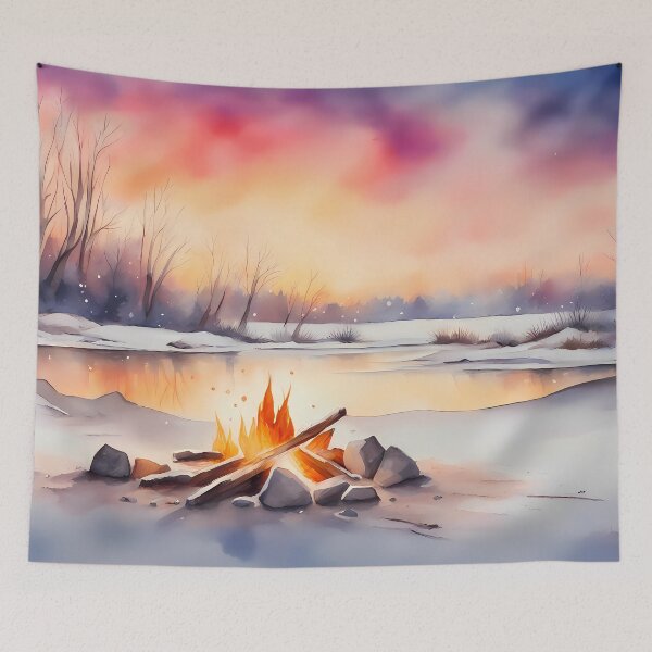 Item preview, Winter Campfire designed and sold by CalmnessbyChoice.