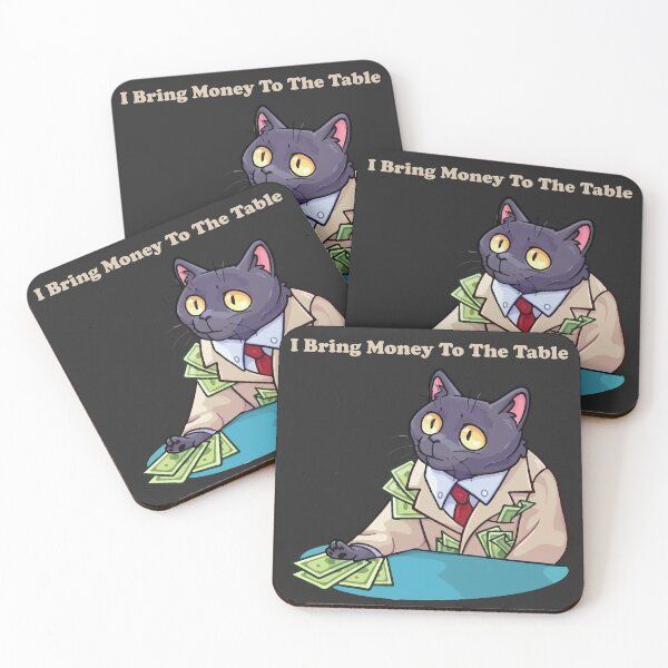 Item preview, Business Cat: Bringing Money to the Table designed and sold by -DEEWOLF-.