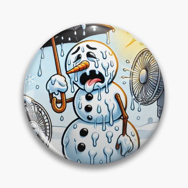Item preview, Melting snowman  designed and sold by itskrrish.