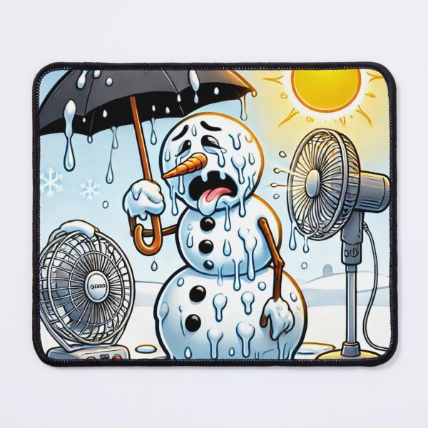 Item preview, Melting snowman designed and sold by itskrrish.