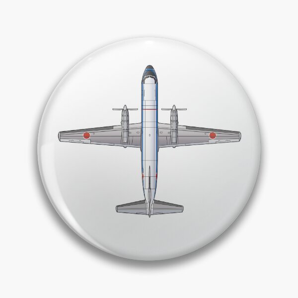 Item preview, JASDF YS-11NT Navigation Trainer Aircraft HD 4C Illustration designed and sold by MIL-ART-JPN.