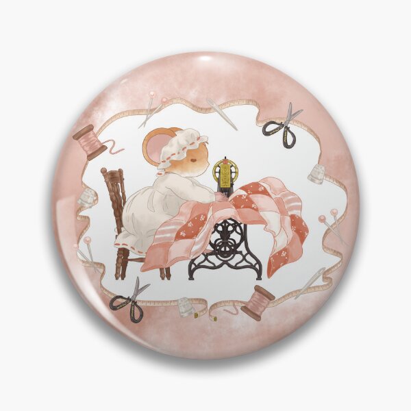 Item preview, Cottagecore Sewing Lovers Girly Coquette Soft style Sewing for Quilting Girls  designed and sold by Jieul.
