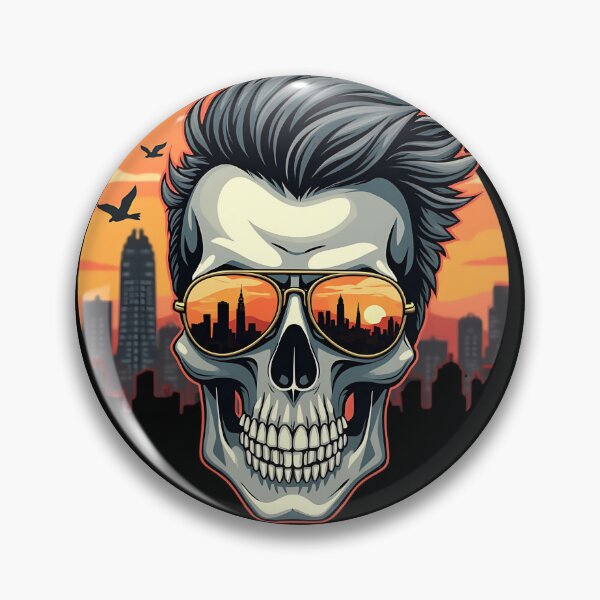 Artikelvorschau, Rebel Refined – Urban Skull Sunset entworfen und verkauft von nbg2012.