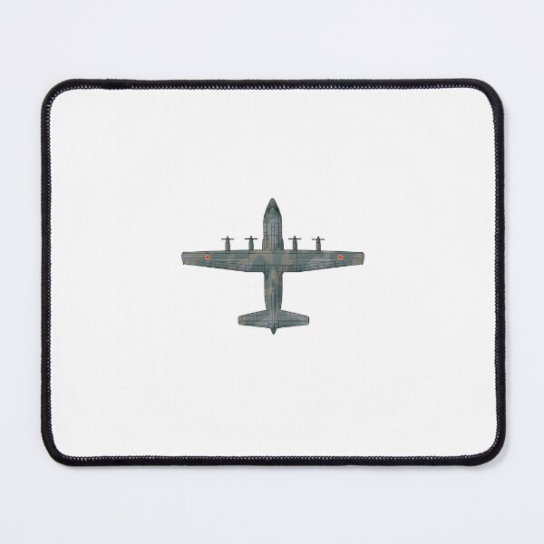 Item preview, JASDF C-130H Hercules Military Transport Aircraft Green HD 4C Illustration designed and sold by MIL-ART-JPN.