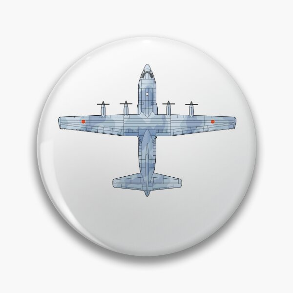 Item preview, JASDF C-130H Hercules Military Transport Aircraft Sky HD 4C Illustration designed and sold by MIL-ART-JPN.