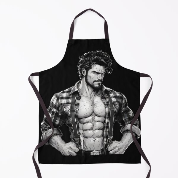 Item preview, Brooding Lumberjack Hunk LGBTQ Gay Pride Color-In Graphic Design designed and sold by ItsAKinkThing.